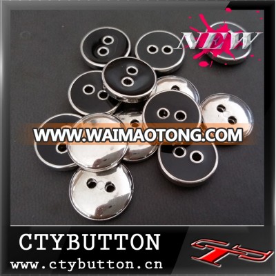 2 hole-Black Epoxy plastic button